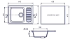 Кухонная мойка Mixline ML-GM18 ML-GM18 (311) розовый