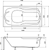 Акриловая ванна Besco Bona 170х70 WAB-170-PK