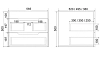 Тумба под раковину Mirsant Soho Quadro MRM0058 белый