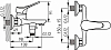 Смеситель для ванны Ferro Stillo BSL1, хром