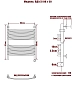 Полотенцесушитель электрический Ника Arc ЛД Г3 80/50 прав хром