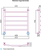 Полотенцесушитель водяной Сунержа Галант 60x60