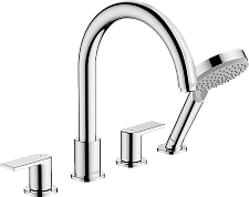 Смеситель на борт ванны Hansgrohe Vernis Shape 71459000, хром