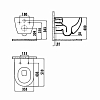 Унитаз биде Creavit Free FE322-00MB00E-0000 подвесной, белый