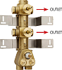 Скрытая часть Bossini OKI 2 Outlets LP Z030201