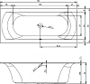 Акриловая ванна Riho Linares 180х80 B142001005