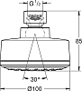 Верхний душ Grohe New Tempesta Cosmopolitan 100 26051000
