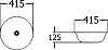 Рукомойник Sturm Essential Rond ST-RO414100-NBNCR