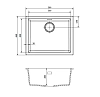 Кухонная мойка Reginox Amsterdam 44367 черный