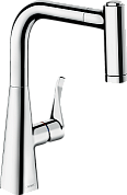 Смеситель для кухни Hansgrohe Metris 73800000, хром