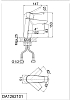Смеситель для раковины D&K Rhein.Mosel DA1262101 хром