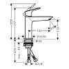 Смеситель для раковины Hansgrohe Logis 71255000 хром