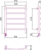 Полотенцесушитель электрический Сунержа Галант 60x50 L