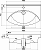 Мебельная раковина Керамин Чезаро 65