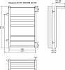Полотенцесушитель водяной Terminus Хендрикс П7 500x796 4630080268449 с боковым подключением слева 500