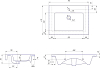 Мебельная раковина СанТа Kirovit Оскар 75
