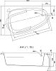 Акриловая ванна 150х95 Cersanit Joanna 150 L WA-JOANNA*150-L