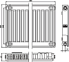 Радиатор стальной Kermi FKO 110608 тип 11