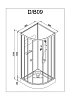 Душевая кабина Deto D D09