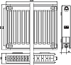 Радиатор стальной Kermi FKO 220926 тип 22