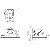 Унитаз подвесной Vitra Zentrum 5795B003-6077 белый