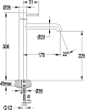 Смеситель для раковины Omnires Y Y1212CR, хром