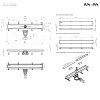 Душевой трап AM.PM MasterFlow 60 W01SC-U11-060-04SB хром