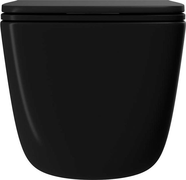 Унитаз подвесной Point Меркурий PN41831BM, черный матовый