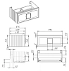 Тумба под раковину La Fenice Cubo FNC-01-CUB-B-80 белый