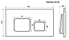 Кнопка смыва Timo Soli FP-002 хром
