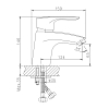 Смеситель для раковины Haiba HB1066 хром