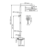 Душевая система WasserKRAFT серия A A113.116.059.CH Thermo хром