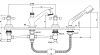 Смеситель на борт ванны Jaquar Queen’s QQT-CHR-7277
