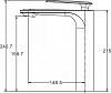 Смеситель для раковины BelBagno Gello GEL-LMC-CRM, хром