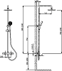 Душевая стойка Timo Termo SX-1050