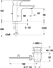 Смеситель для раковины Jacob Delafon Aleo E72275-4-CP