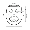 Крышка-сиденье для унитаза Alcaplast A603