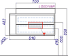 Тумба под раковину Aqwella Clarberg Logic 80 R LOG0108R белый