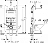 Комплект подвесного унитаза OWL 1975 Eter OWLT190203 с крышкой сиденьем и инсталляцией Geberit Duofix Delta 458.124.21.1 3 в 1 с кнопкой смыва