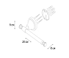 Держатель туалетной бумаги Fixsen Crystal SF-35010B хром