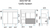 Тумба под раковину Misty Фостер Э-Фос01080-01Н2ЯП 77 см