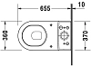 Напольный унитаз Duravit Starck 3 0126090000