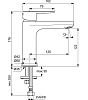 Смеситель для раковины Ideal Standard Cerafine BC554XG черный