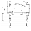 Смеситель Bravat Common F7234129CP-RUS для кухонной мойки