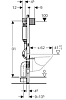 Система инсталляции для унитазов Geberit Duofix Omega 111.060.00.1