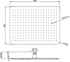 Верхний душ RGW Shower Panels SP-84-40