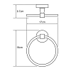 Полотенцедержатель WasserKRAFT Isen К-4000 K-4060 хром