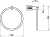 Полотенцедержатель Gessi Rettangolo 20909#031, хром