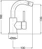 Смеситель Cezares Olimp BSM2 03/24 L для биде