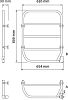 Полотенцесушитель электрический LVI TF Nila/TF-62